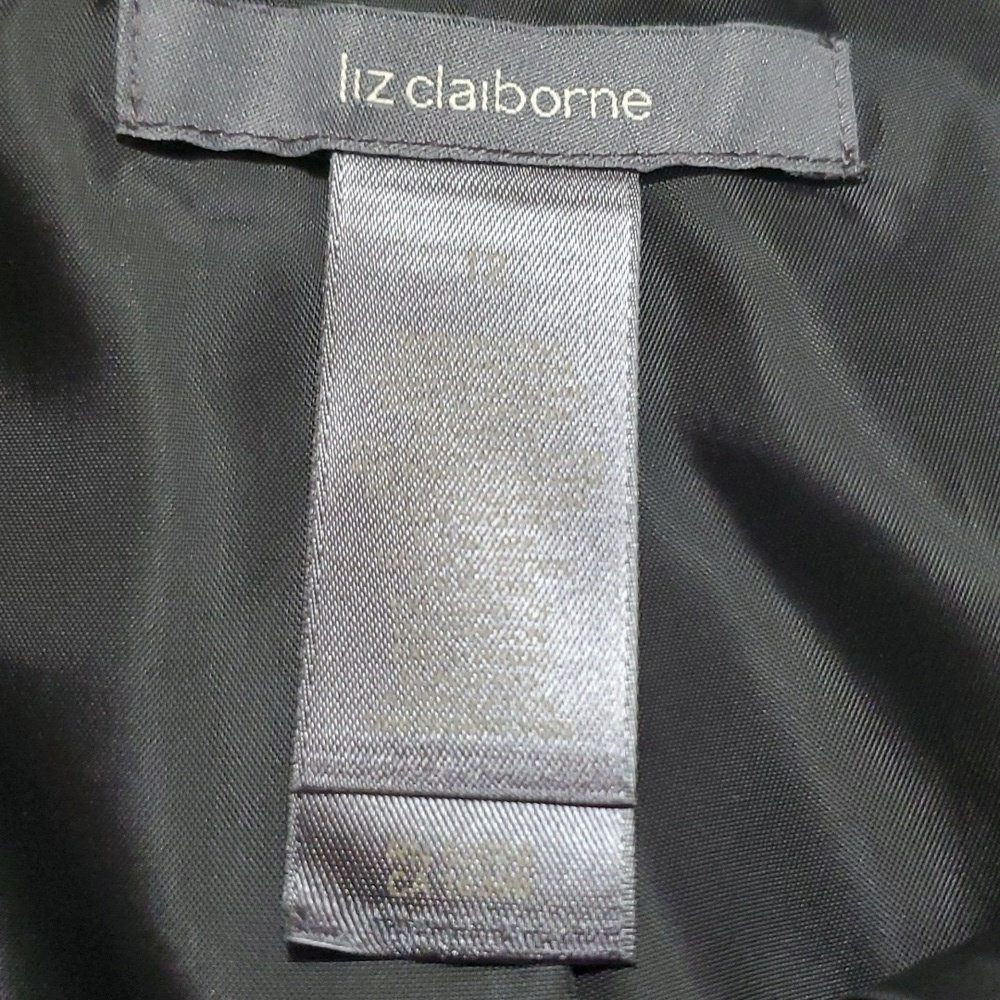 Liz Claiborne nwt grey wool blend lace trimmed skirt - Picture 4 of 6
